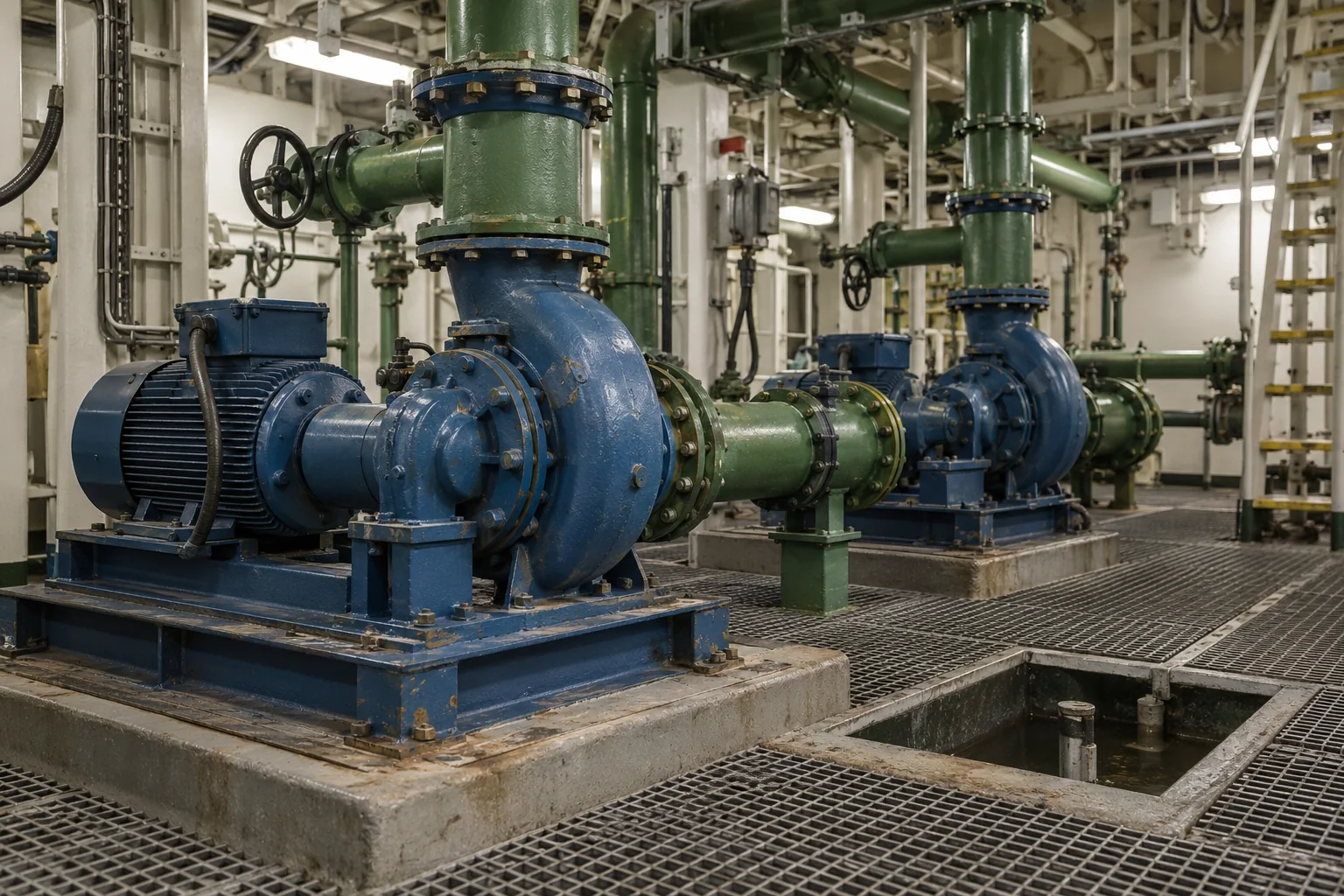 Generated illustrative context: Ballast & bilge pumping