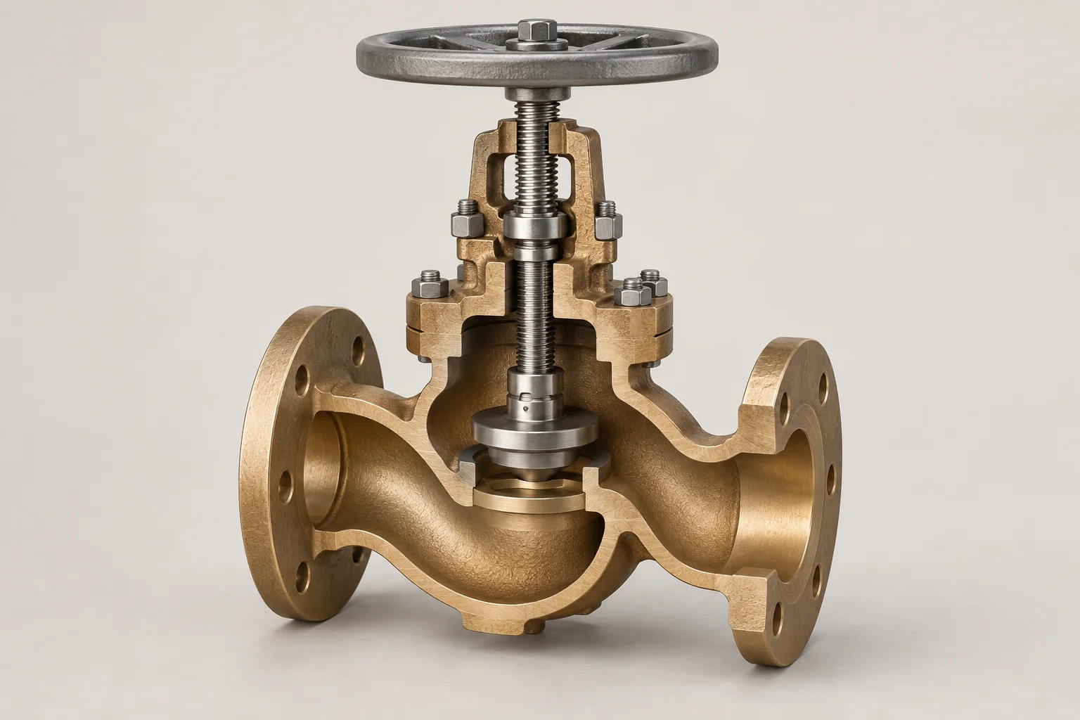 Illustrative Valve body & bonnet