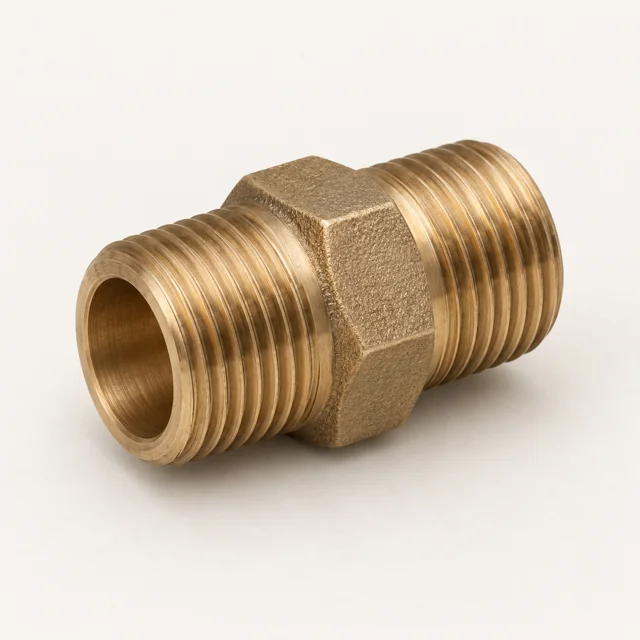Illustrative Bronze pipe nipple