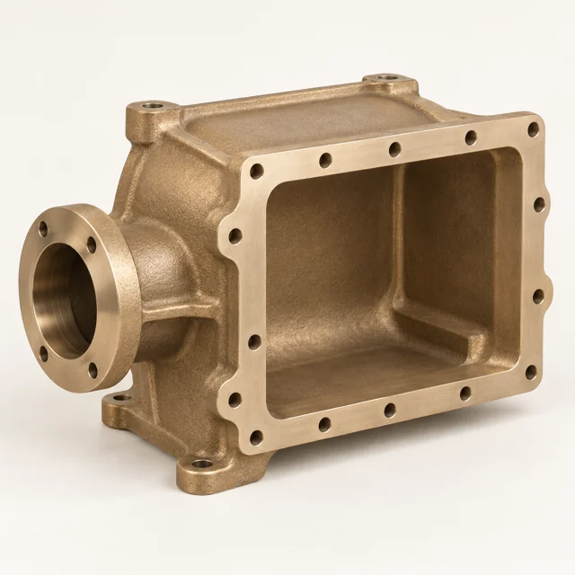 Illustrative Heat-exchanger waterbox