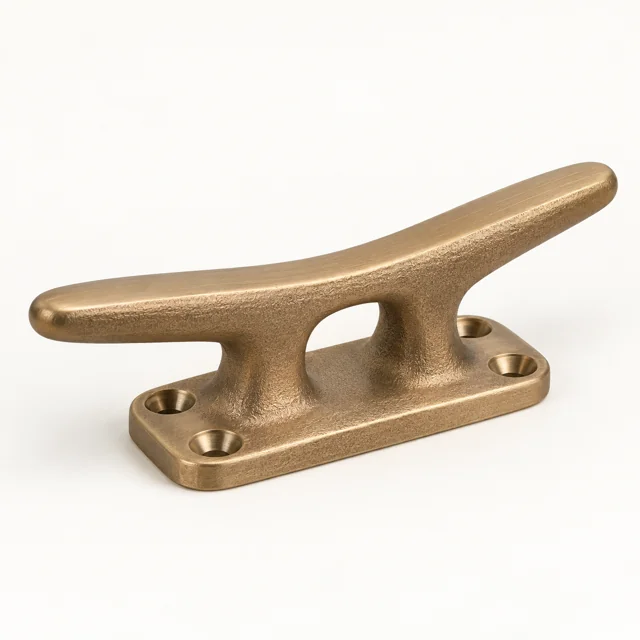 Illustrative Bronze mooring cleat