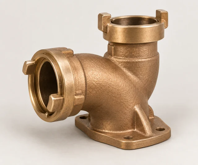Illustrative Fire connection elbow / branch body