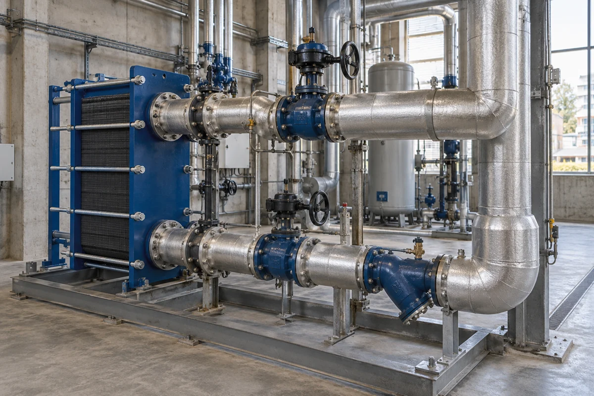Generated application context: District heating & cooling substations