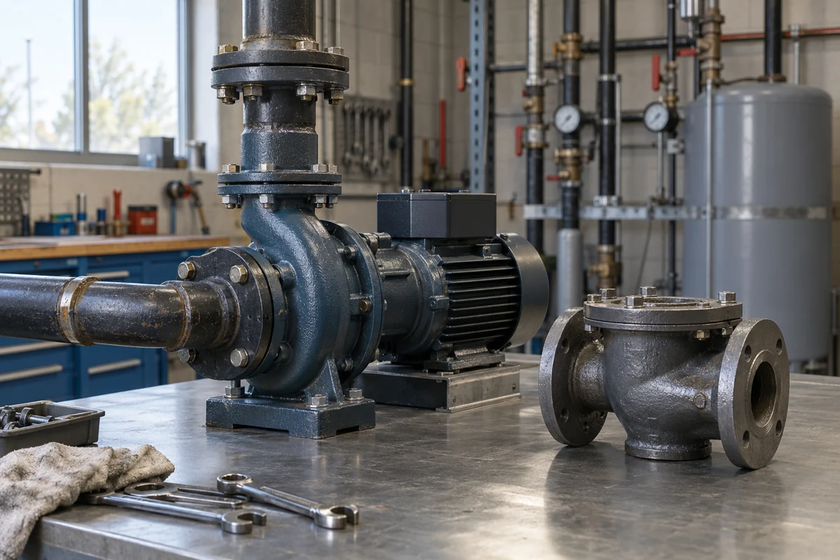 Generated application context: Water-side component replacement