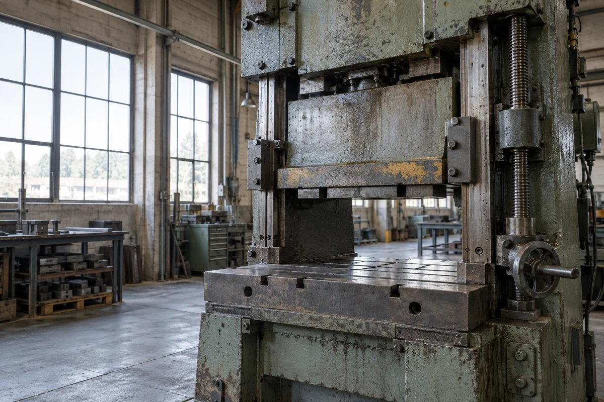 Generated application context: Press guidance & lead screws