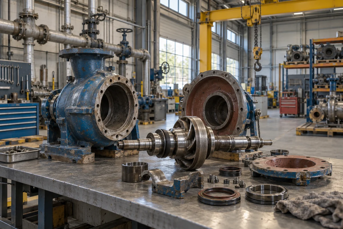 Generated application context: Pump & valve replacement components