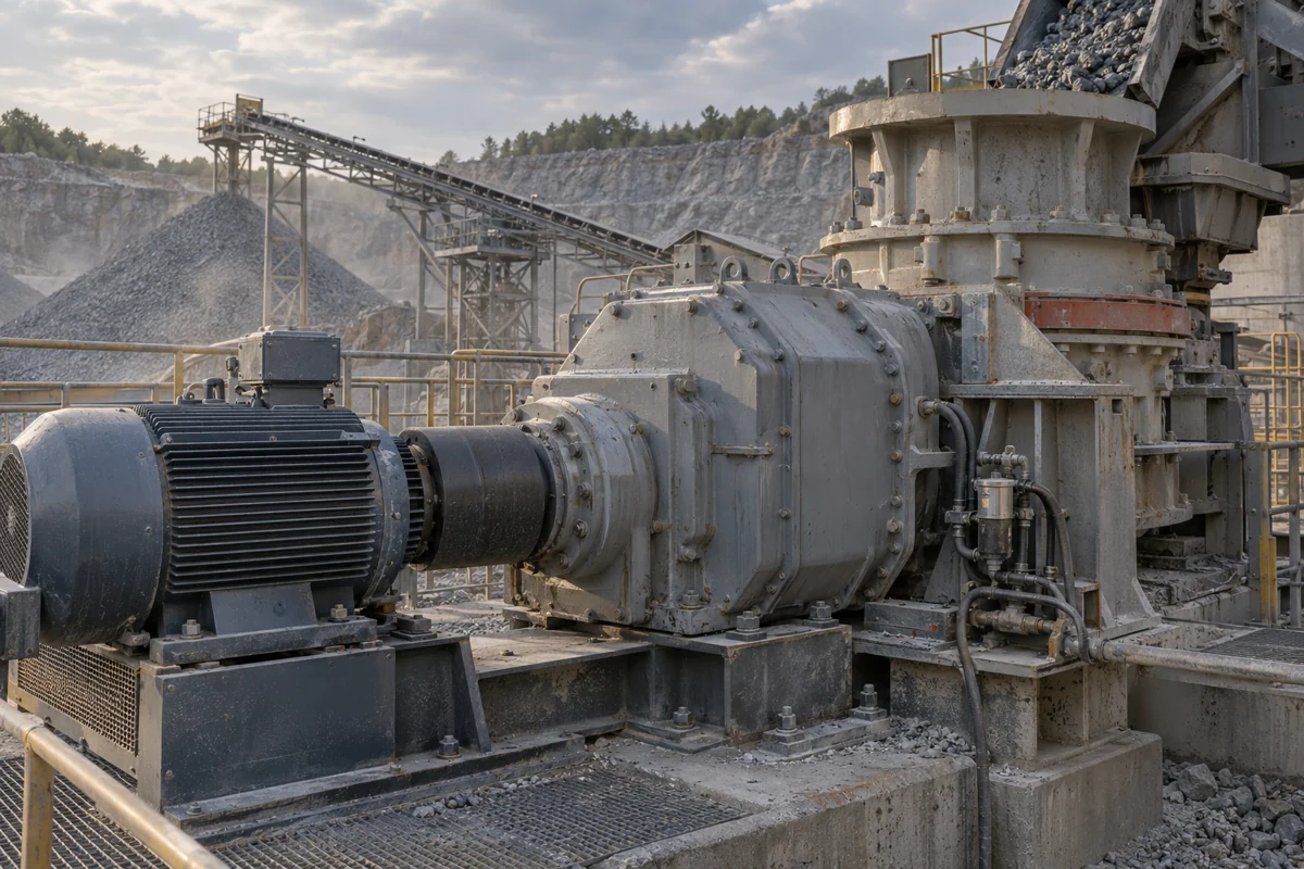 Generated illustrative context: Eccentric & countershaft drive